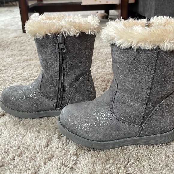 Grey Sparkle Boots - Picture 3 of 6